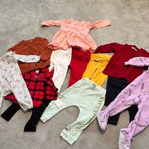 13 pc Toddler / baby girl lot